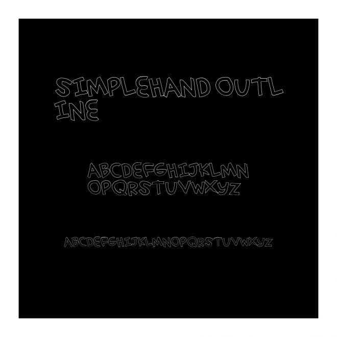 simplehand outline