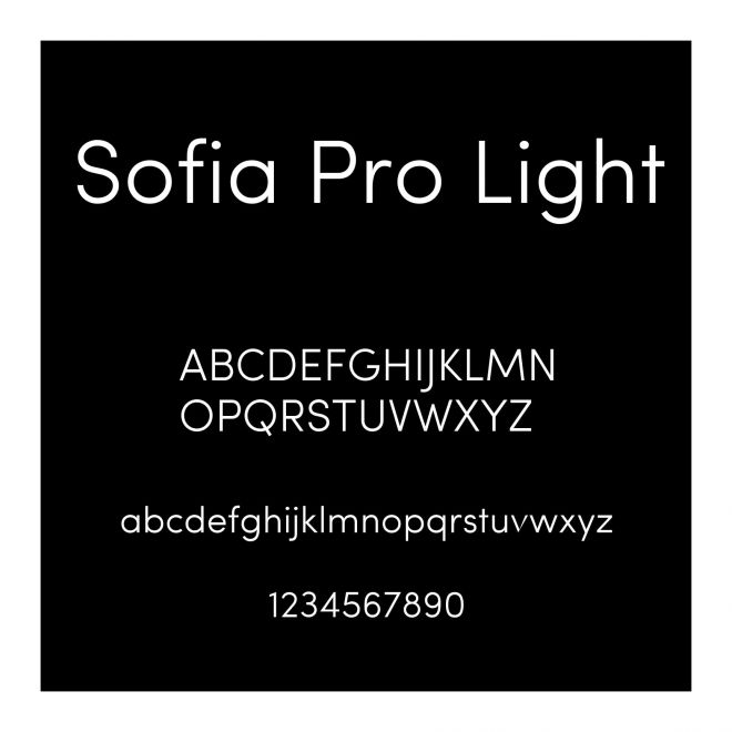 Sofia Pro Light