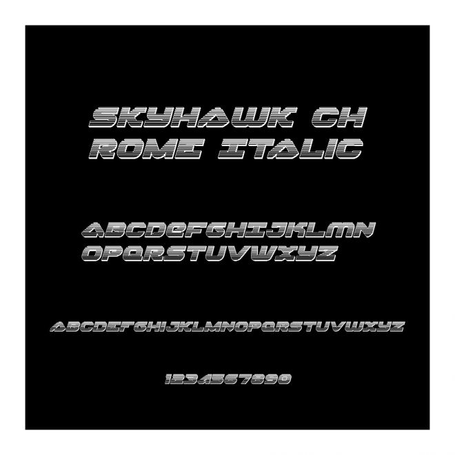 Skyhawk Chrome Italic