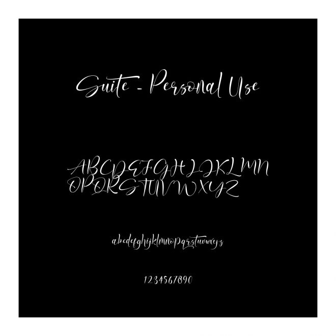 Suite - Personal Use