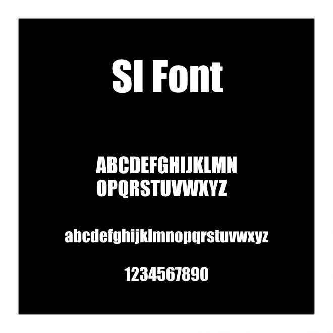 SI Font