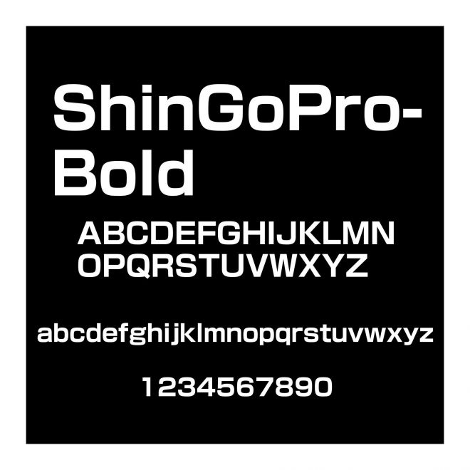 ShinGoPro-Bold