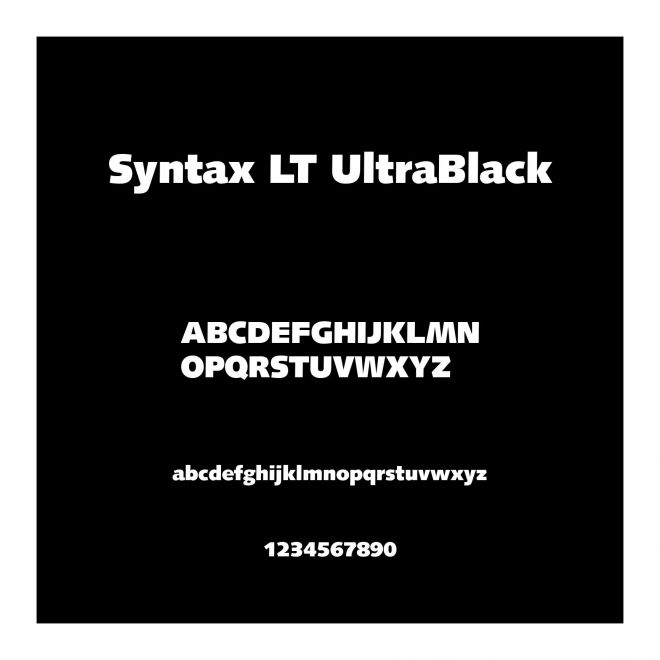 Syntax LT UltraBlack