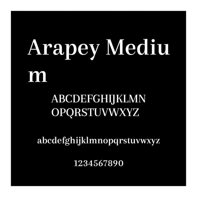 Arapey Medium