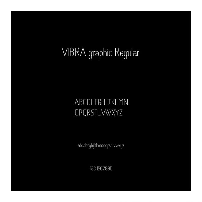 VIBRA graphic Regular