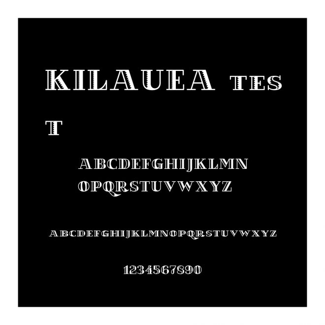 KILAUEA test