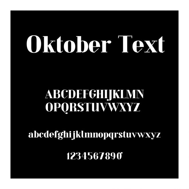 Oktober Text