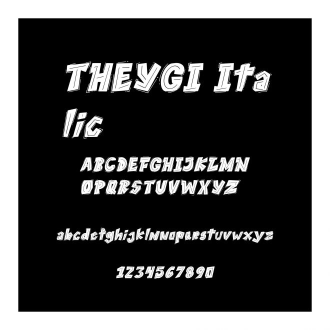 THEYGI Italic