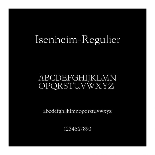 Isenheim-Regulier