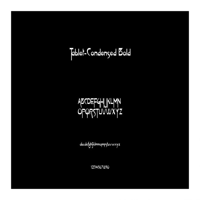 Tablet-Condensed Bold