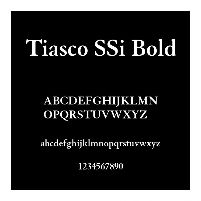 Tiasco SSi Bold