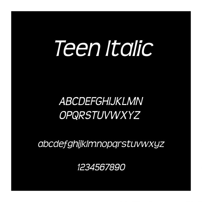 Teen Italic