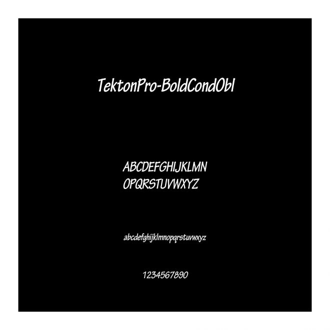 TektonPro-BoldCondObl