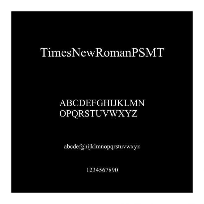 TimesNewRomanPSMT