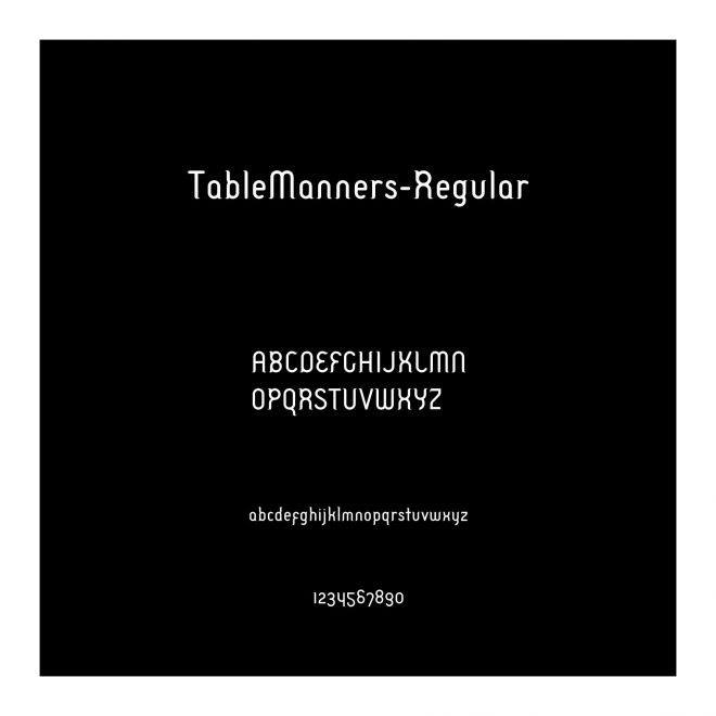 TableManners-Regular
