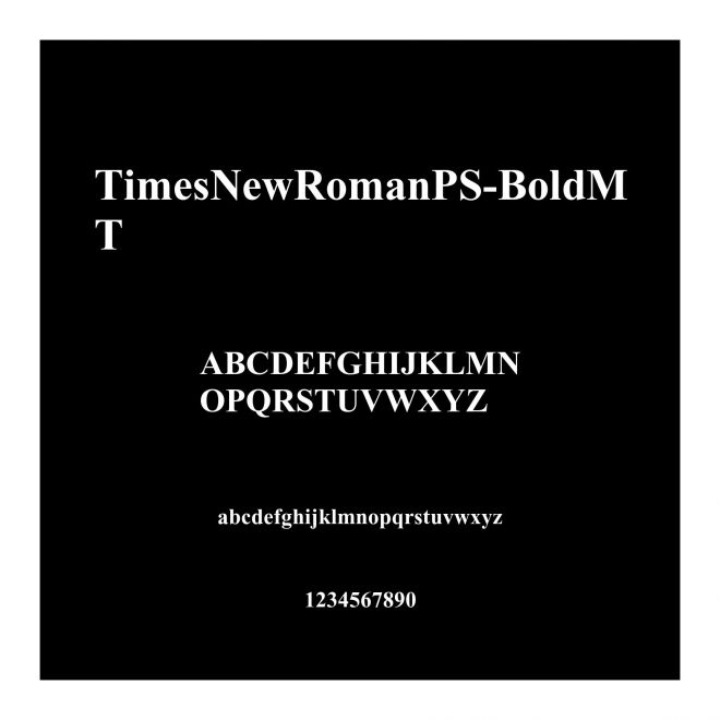 TimesNewRomanPS-BoldMT