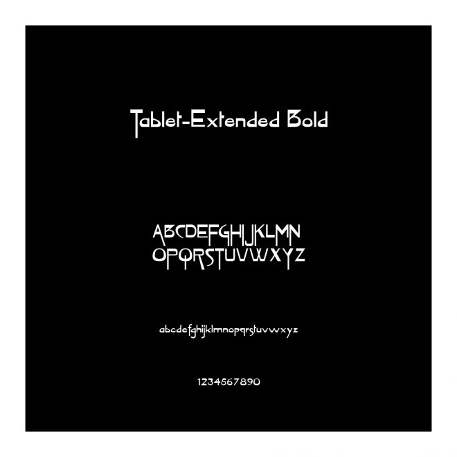 Tablet-Extended Bold