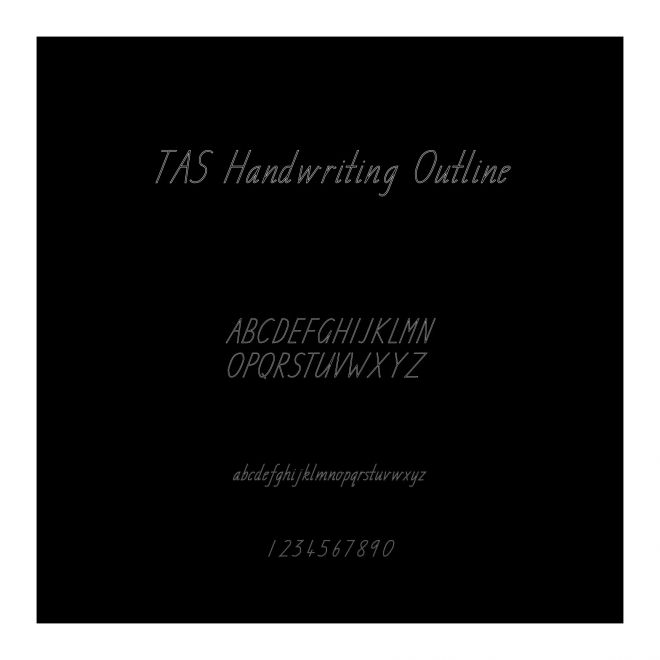 TAS Handwriting Outline