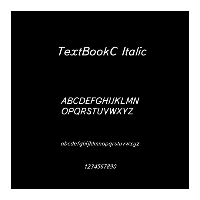 TextBookC Italic