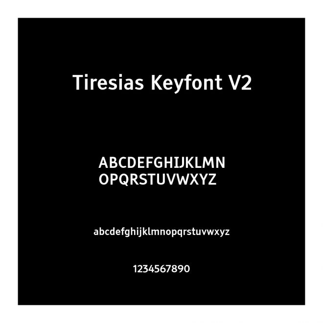 Tiresias Keyfont V2