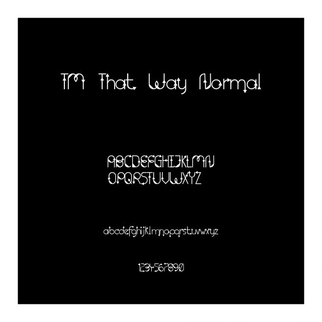 TM That Way Normal