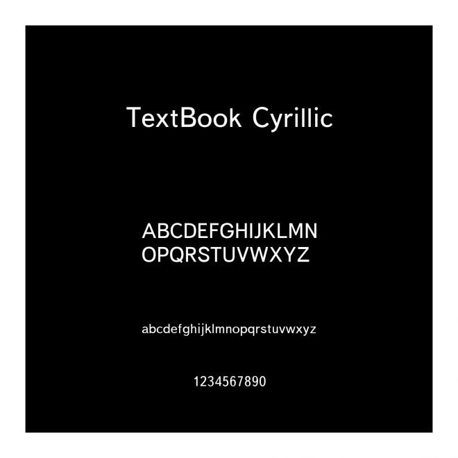 TextBook Cyrillic