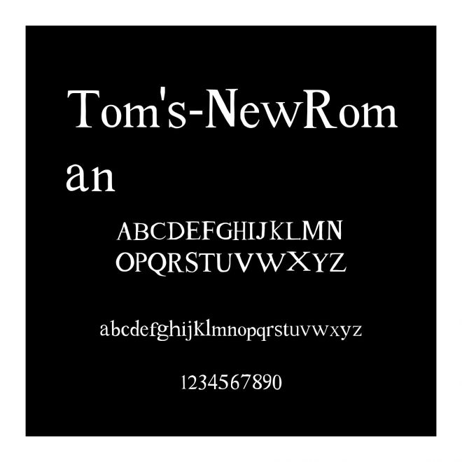 Tom's New Roman
