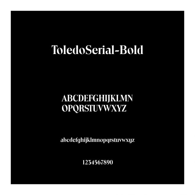 ToledoSerial-Bold