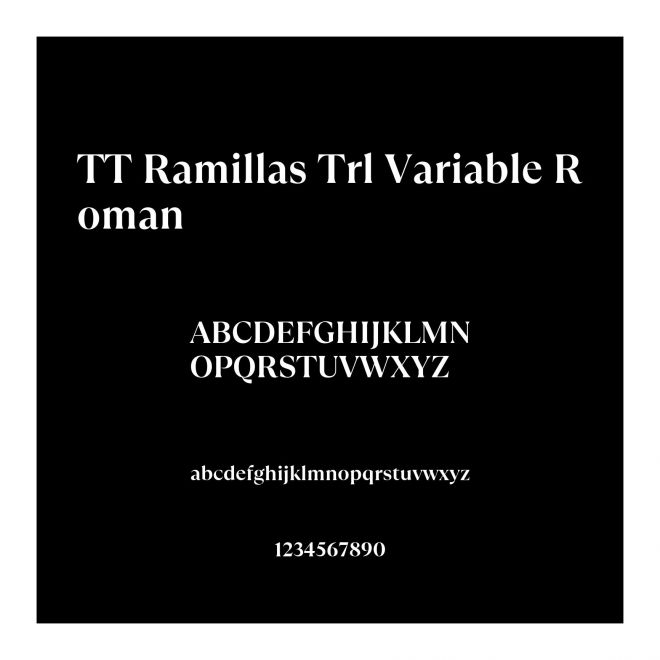 TT Ramillas Trl Variable Roman