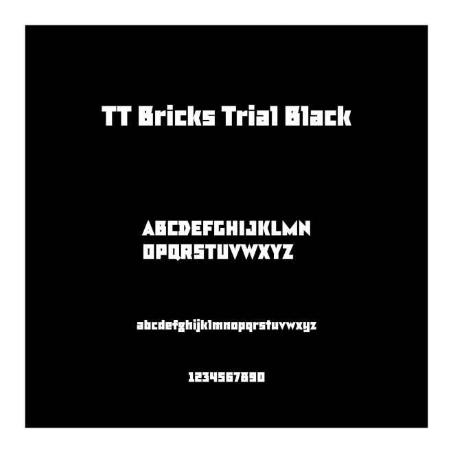 TT Bricks Trial Black