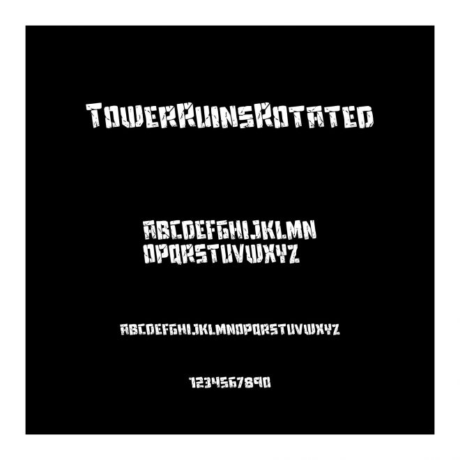 Tower Ruins Rotated