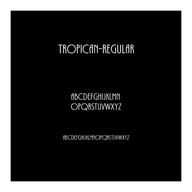 Tropican-Regular
