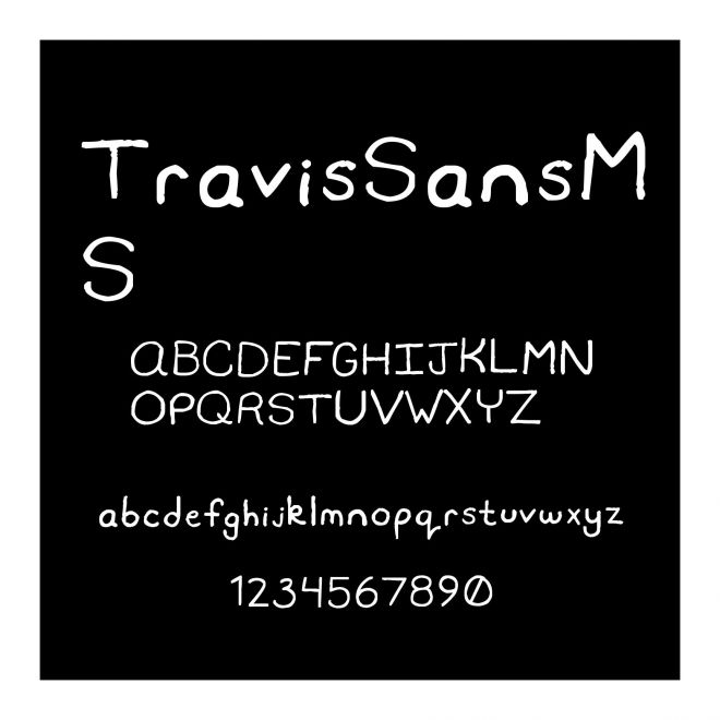 Travis Sans MS