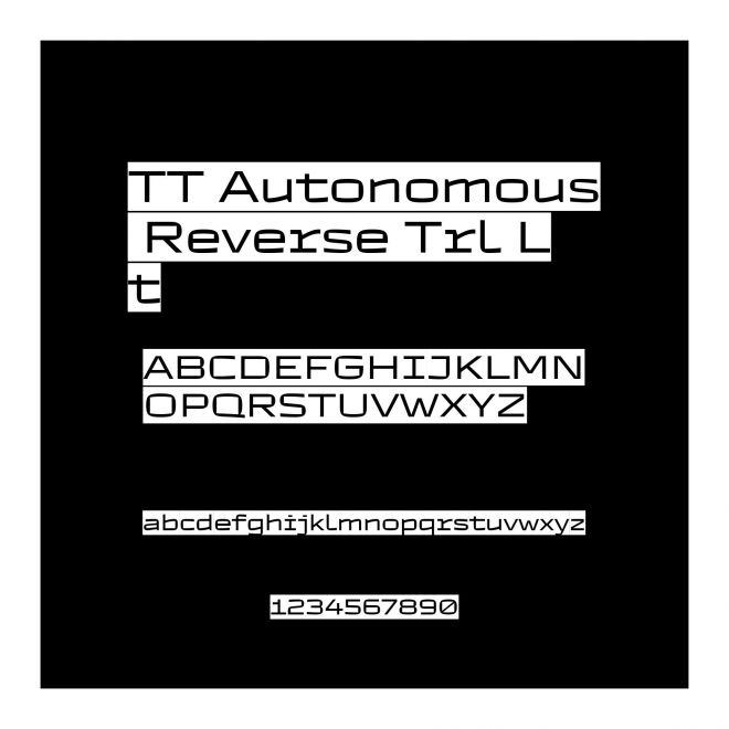 TT Autonomous Reverse Trl Lt