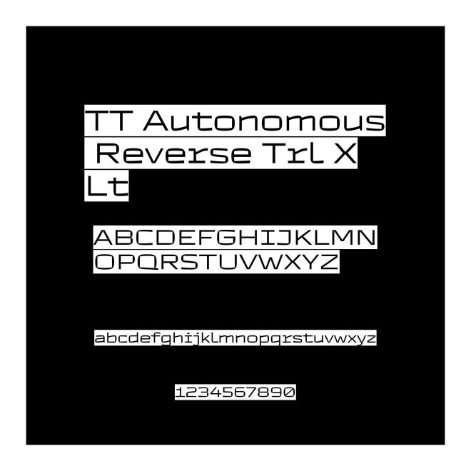 TT Autonomous Reverse Trl XLt