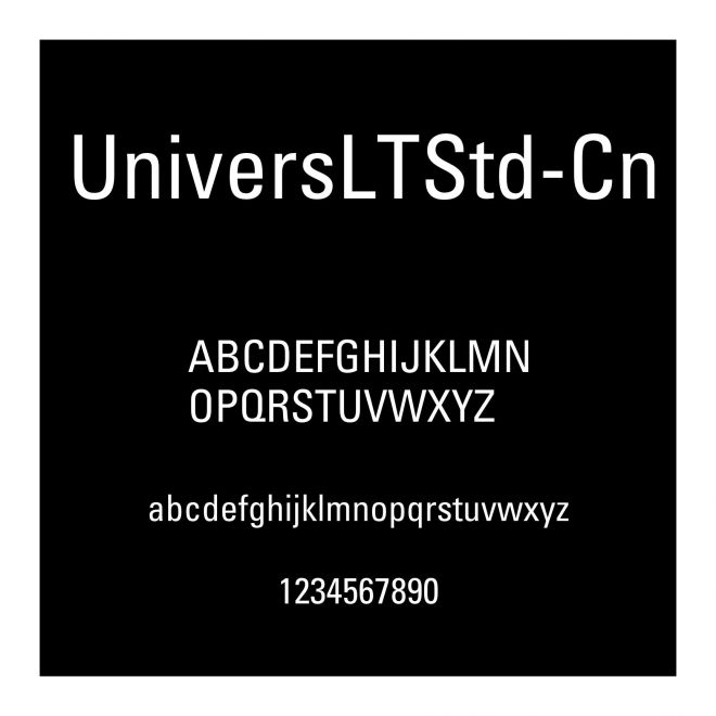 UniversLTStd-Cn
