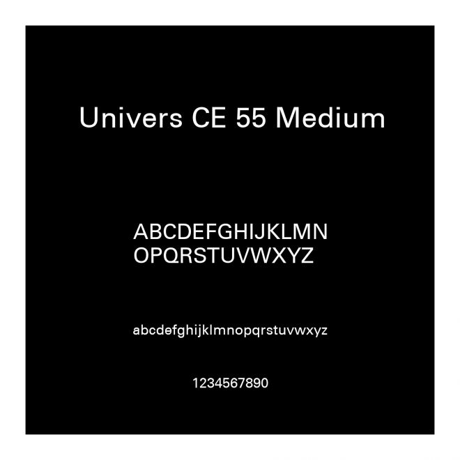 Univers CE 55 Medium