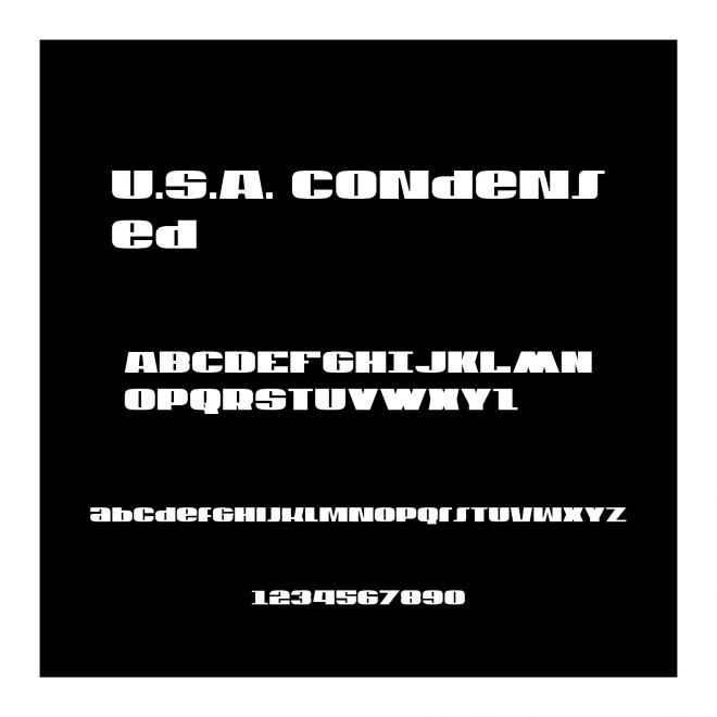 U.S.A. Condensed