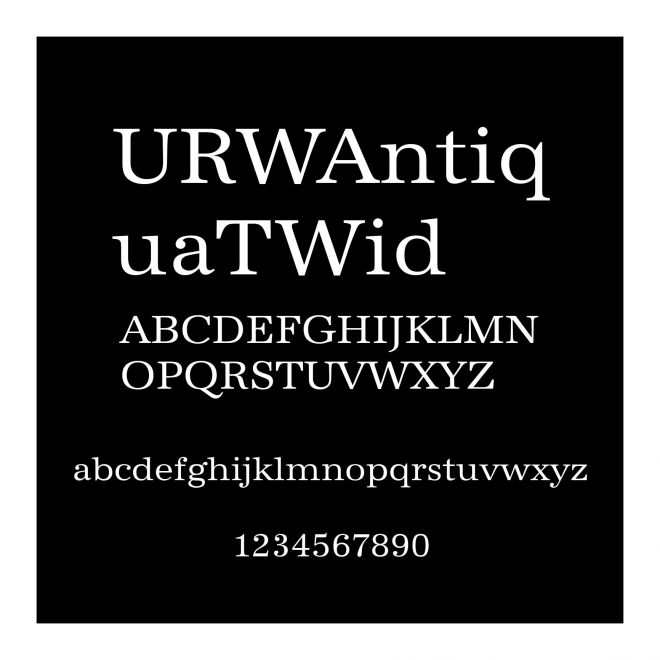 URWAntiquaTWid