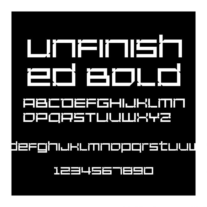 Unfinished Bold