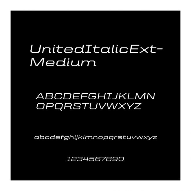 UnitedItalicExt-Medium