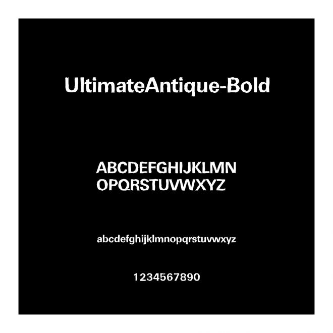 UltimateAntique-Bold