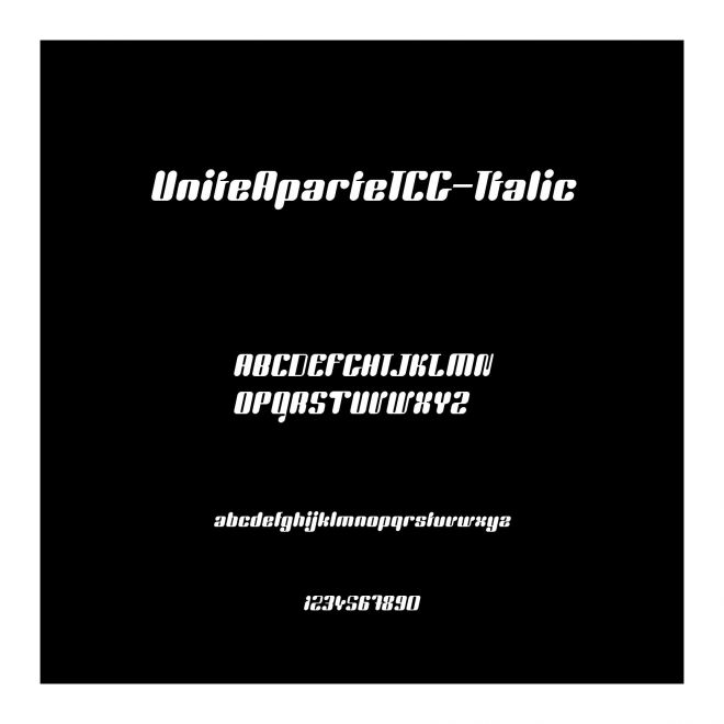 UniteAparteICG-Italic