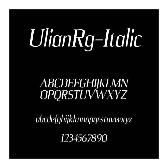 UlianRg-Italic