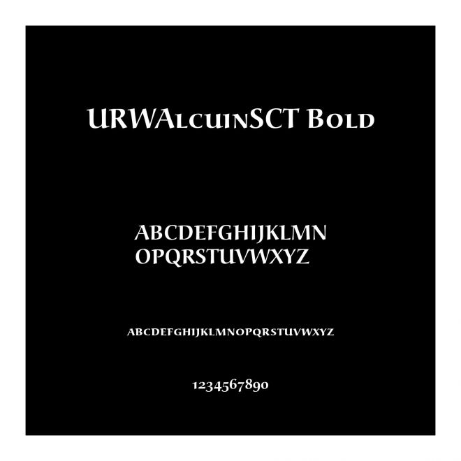 URWAlcuinSCT Bold