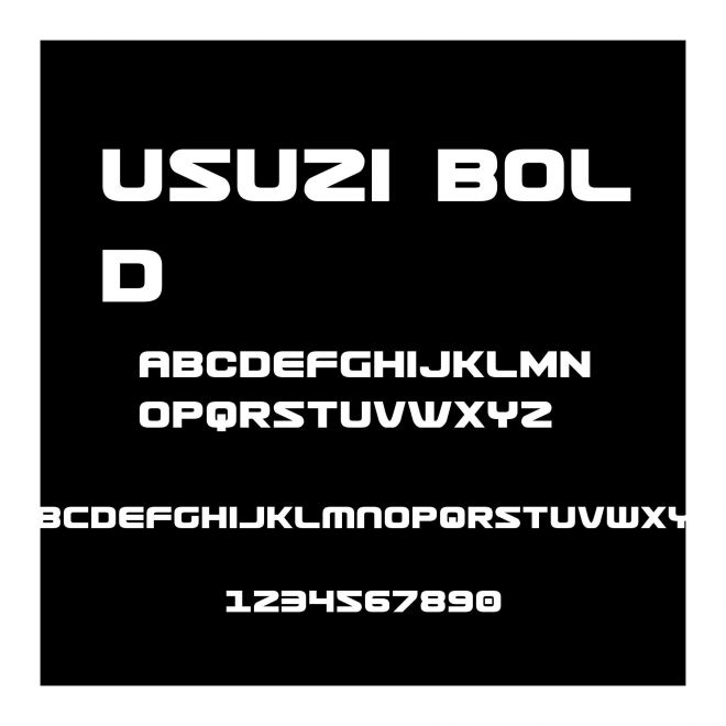 Usuzi Bold
