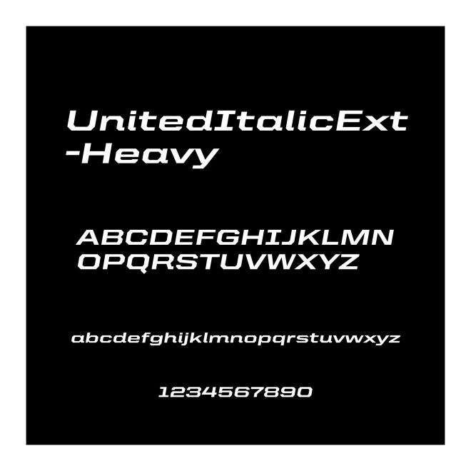 UnitedItalicExt-Heavy