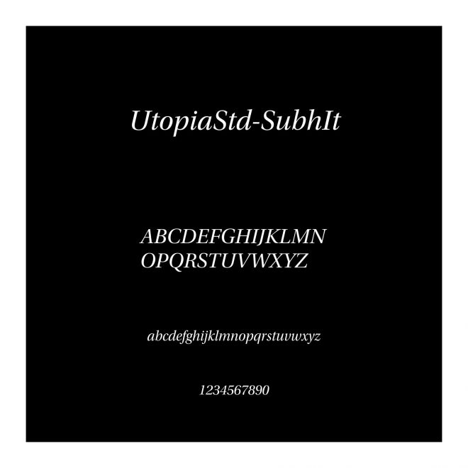 UtopiaStd-SubhIt