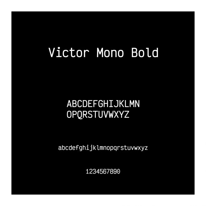 Victor Mono Bold