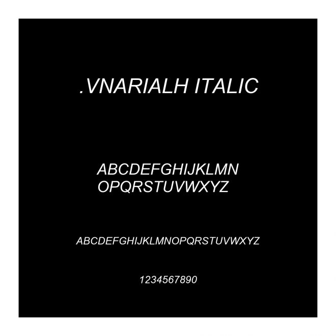 .VnArialH Italic